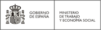 Logo Gobierno de España. Ministerio de trabajo y Economía Social